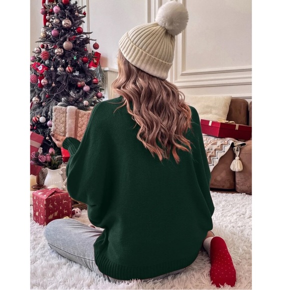 Christmas Green Turtleneck Sweater - Picture 7 of 7